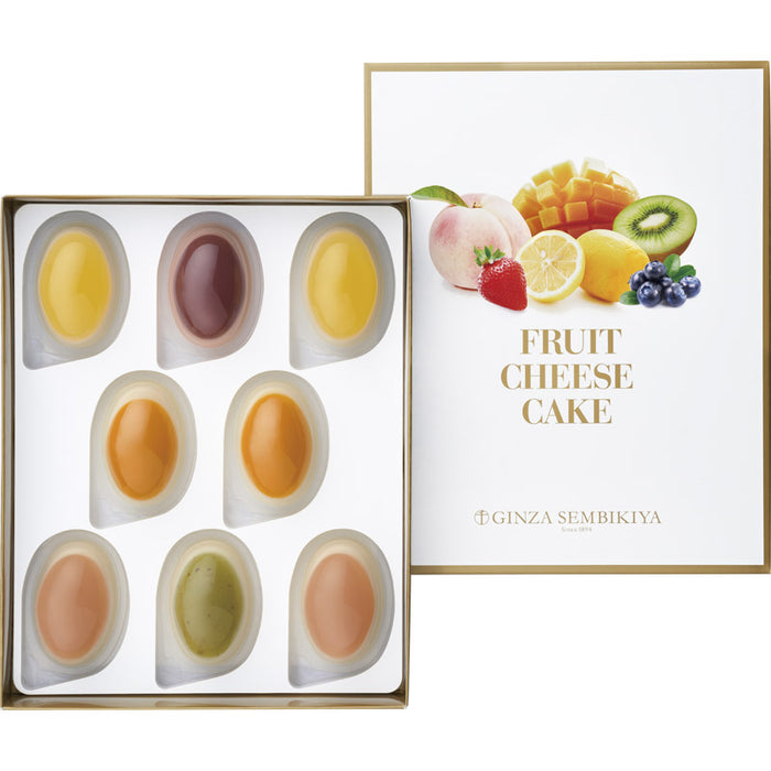 Ginza Sembikiya Ginza Fruit Cheesecake Gift Set (8 pieces)